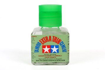 Клей надтекучий з пензликом 40 мл для пластикових моделей, Tamiya 87038 TAM87038 фото
