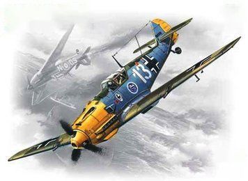 Сборная модель 1:72 истребителя Bf 109E-3 ICM, военная авиация до 1945 г. ICM72131 фото