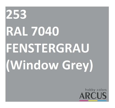 E253 Алкидная эмаль RAL 7040 FENSTERGRAU ARC-E253 фото