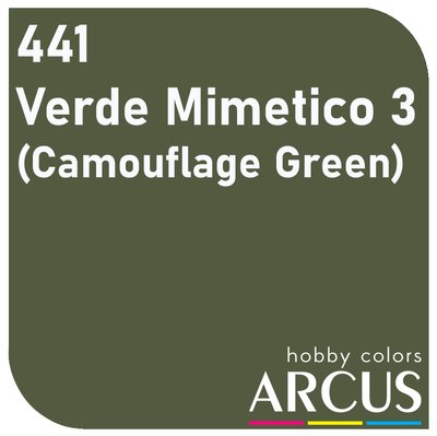 E441 Алкидная эмаль Verde Mimetico 3 ARC-E441 фото