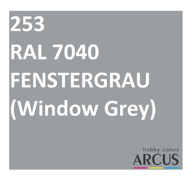 E253 Алкідна емаль RAL 7040 FENSTERGRAU Alкідна емаль RAL 7040 FENSTERGRAU ARC-E253 фото