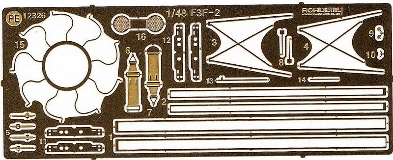 Сборная модель 1:48 истребителя F3F-2 AC12326 фото