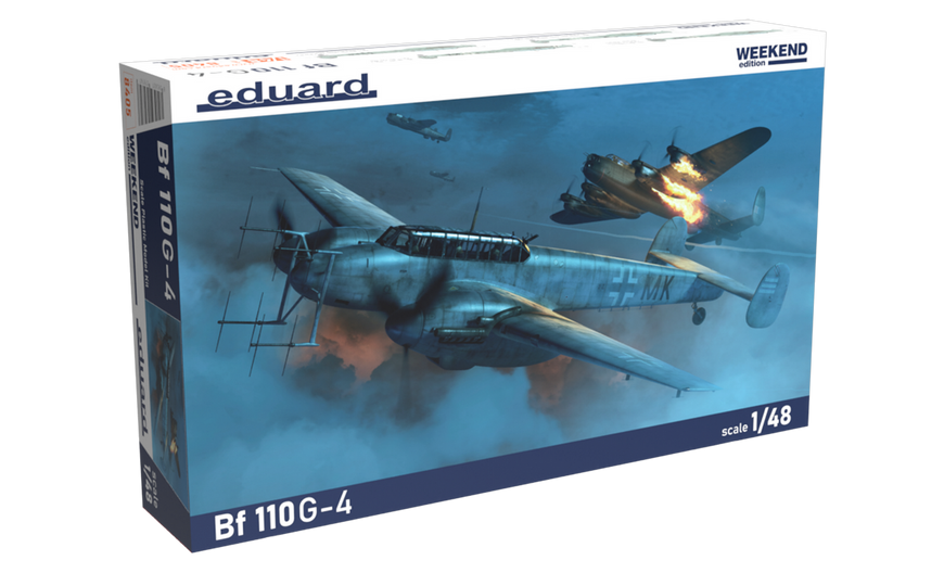 Сборная модель 1:48 истребителя Bf 110G-4 EDU8405 фото