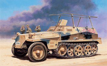 Збірна модель бронетранспортера Sd. Kfz. 250/3 1/72, Italeri 7034, військові бронетранспортери ITL7034 фото