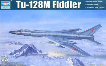 Сборная модель Trumpeter ту-128М - 1:72 масштабная из пластика, геликоптеры и вертолеты TRU01687 фото
