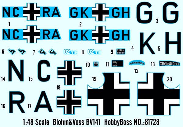 Blohm & Voss BV-141 - 1:48 HB81728 фото