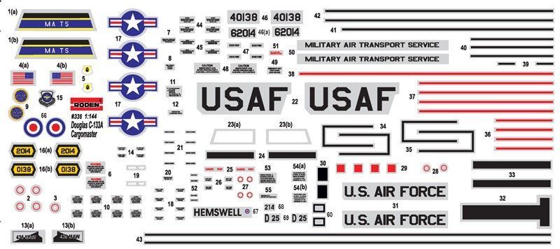 Douglas C-133A з ракетою PGM-17 - 1:144 RN336 фото