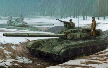 Збірна модель 1:35 танка Т-64Б Trumpeter, танки і САУ TRU01581 фото