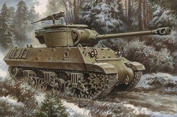 Збірна модель 1:72 протитанкової артилерійської установки M36B2 'Jackson' Unimodels, танки і САУ UM210 фото