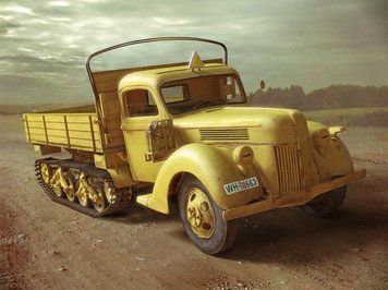 Збірна модель 1:35 вантажного автомобіля Ford V3000S/SS M (Sd.Kfz.3b) Maultier ICM, військові автомобілі ICM35412 фото