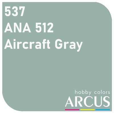 E537 Алкидная эмаль ANA 512 Aircraft Gray ARC-E537 фото