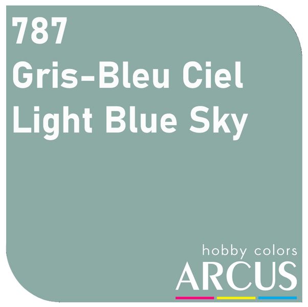 E787 Алкидная эмаль Light Blue Sky ARC-E787 фото