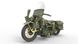 Збірна модель 1:35 американського військового поліцейського на мотоциклі Harley-Davidson WLA MA35168 фото 9