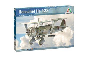 Збірна модель 1:48 бомбардувальника Hs-123 Italeri, військова авіація до 1945 р. ITL2819 фото