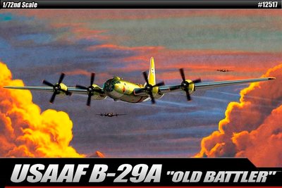Збірна модель 1:72 бомбардувальника B-29А 'Old Battler' AC12517 фото