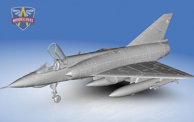 Сборная модель 1:72 истребителя Mirage IIIE MS72045 фото