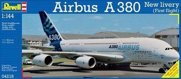 Збірна модель 1:144 літака Airbus A380 'New livery' Revell, військова авіація після 1945 р. RV04218 фото