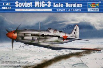 Сборная модель Trumpeter миГ-3 (поздний) - 1:48 масштабная из пластика, военная авиация до 1945 г. TRU02831 фото