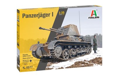 Сборная модель 1:35 сау Panzerjager I ITL6577 фото