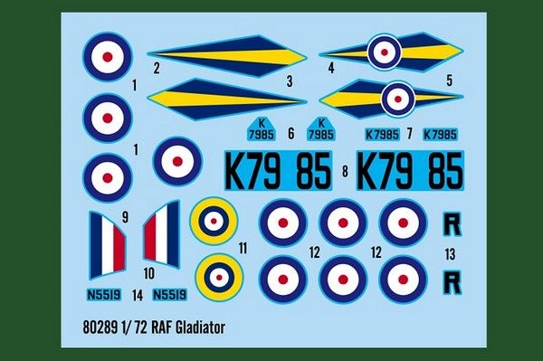 RAF Gladiator - 1:72 HB80289 фото