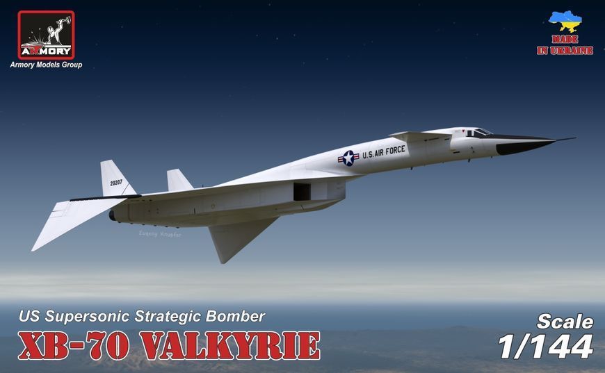 Збірна модель літака 1:144 XB-70 Valkyrie, Armory 14701 ARM14701 фото