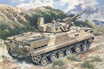 Збірна модель 1:35 машини БМП-3 Unimodels, військові бронетранспортери UM234 фото