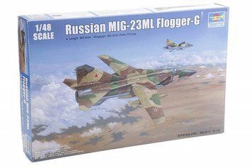 Сборная модель Trumpeter миГ-23МЛ - 1:48 из пластика, геликоптеры и вертолеты TRU02855 фото
