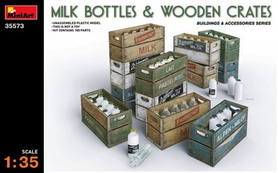 Бутылки и ящики - 1:35 MA35573 фото