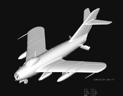 Сборная модель 1:48 истребителя МиГ-17Ф HB80334 фото