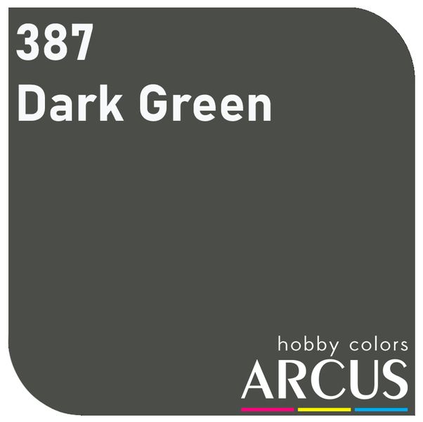 E387 Алкидная эмаль Dark Green ARC-E387 фото