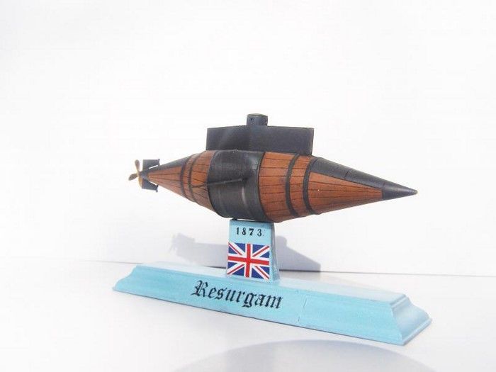 Збірна модель 1:144 британського підводного човна Resurgam MM144012 фото
