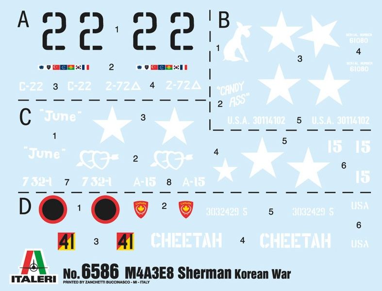 M4A3E8 Sherman - 1:35 ITL6586 фото