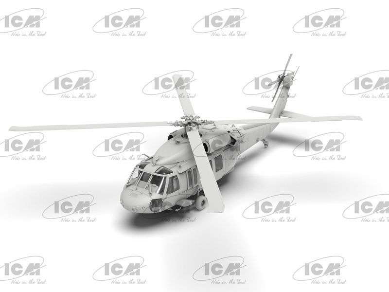 Збірна модель гелікоптера UH-60A Black Hawk ГУР МО України 1/48, ICM 48362, цивільна авіація ICM48362 фото