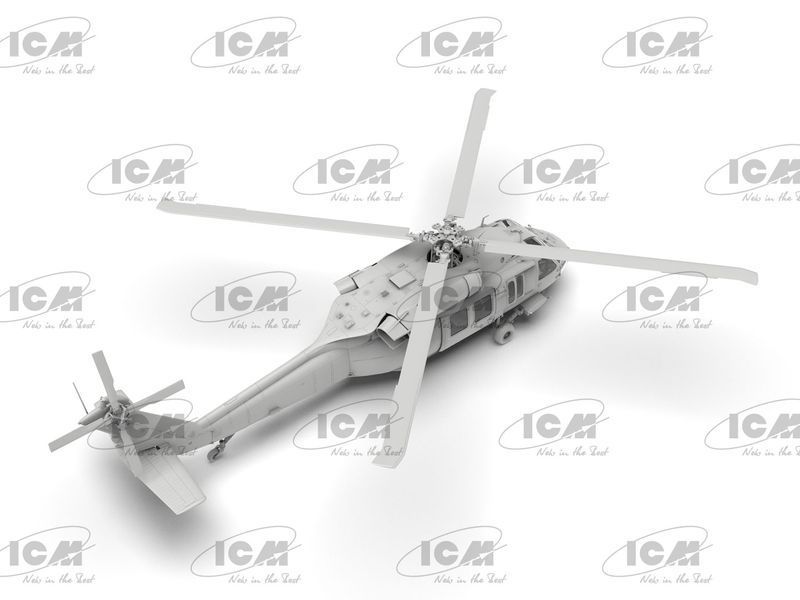 Збірна модель гелікоптера UH-60A Black Hawk ГУР МО України 1/48, ICM 48362, цивільна авіація ICM48362 фото