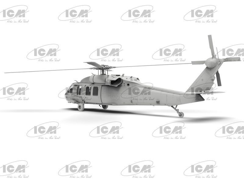 Збірна модель гелікоптера UH-60A Black Hawk ГУР МО України 1/48, ICM 48362, цивільна авіація ICM48362 фото