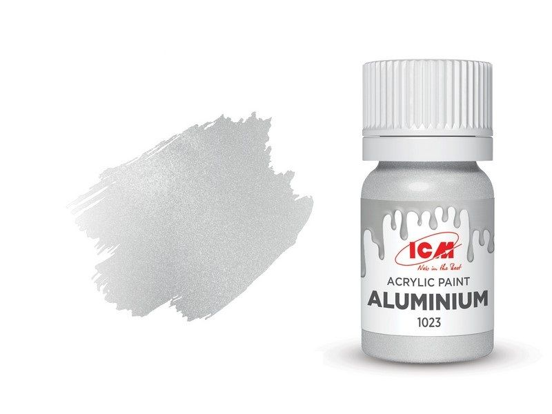 Краска акриловая алюминий металлик ICM 1023 ICM01023 фото