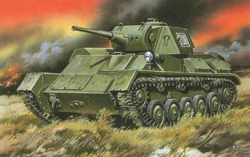 Збірна модель 1:72 танка. Т-70М Unimodels, танки і САУ UM306 фото