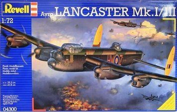 Збірна модель 1:72 бомбардувальника Avro Lancaster Mk.I/III Revell, військова авіація до 1945 р. RV04300 фото
