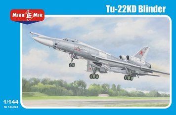 Сборная модель 1:144 ракетоносца Ту-22КД МикроМир, геликоптеры и вертолеты MM144024 фото