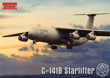 Збірна модель 1:144 літака Lockheed C-141B Starlifter Roden, гелікоптери та вертольоти RN325 фото