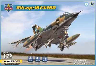 Mirage IIIEA/EBR - 1:72 MS72063 фото