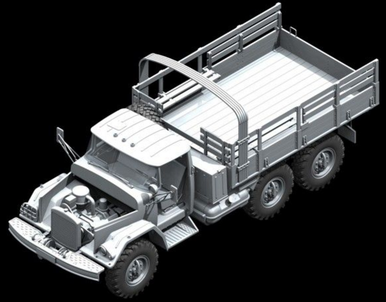Збірна модель 1:35 вантажівки ЗіЛ-131 ICM35515 фото