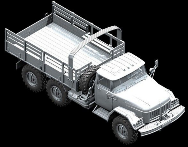 Збірна модель 1:35 вантажівки ЗіЛ-131 ICM35515 фото