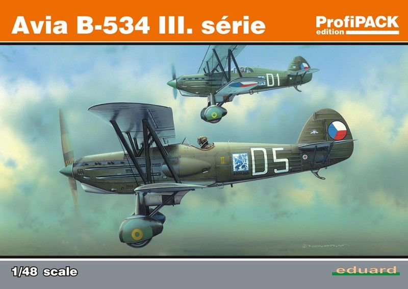 Збірна модель 1:48 винищувача Avia B.534 III EDU8191 фото