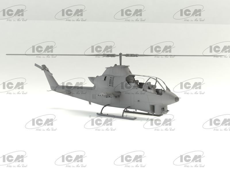Сборная модель вертолета AH-1G Cobra (поздний) 1/35, ICM 53031, гражданская авиация ICM53031 фото