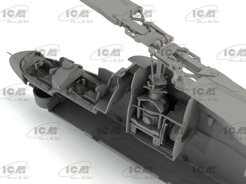 Сборная модель вертолета AH-1G Cobra (поздний) 1/35, ICM 53031, гражданская авиация ICM53031 фото