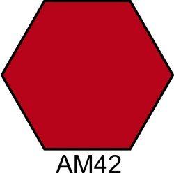 АМ42 Фарба акрилова темно-червона матова темно-червона HOM-AM42 фото