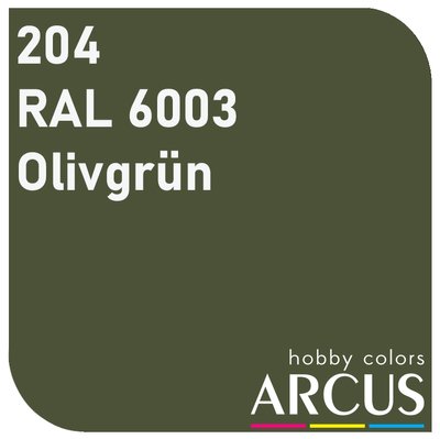 E204 Алкидная эмаль RAL 6003 Оlivgrün ARC-E204 фото