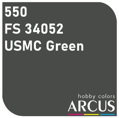 E550 Алкідна емаль FS 34052 USMC Green ARC-E550 фото