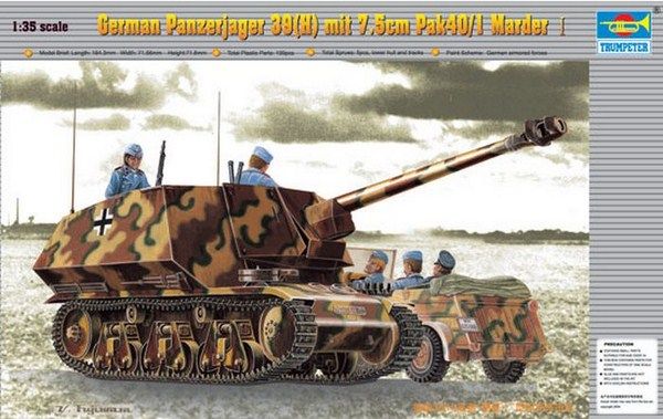 39(H) mit 7.5cm Pak40/1 Marder I - 1:35 TRU00354 фото